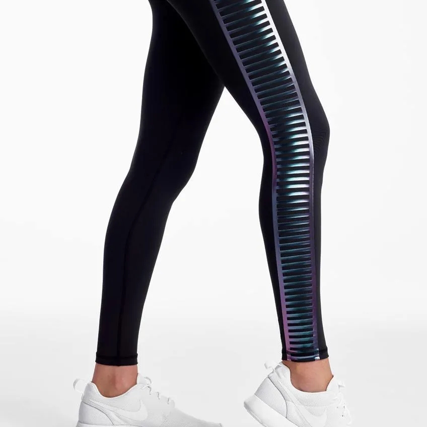 Iridescent Black Leggings Signature