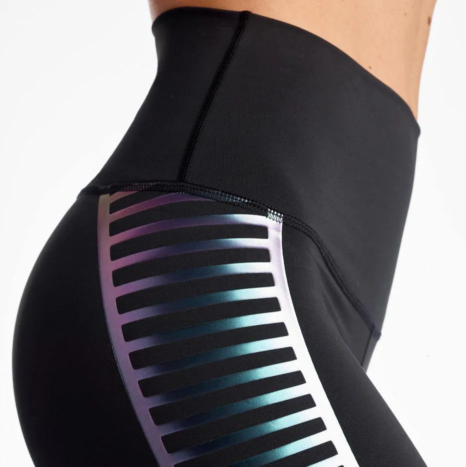 Iridescent Black Leggings Signature