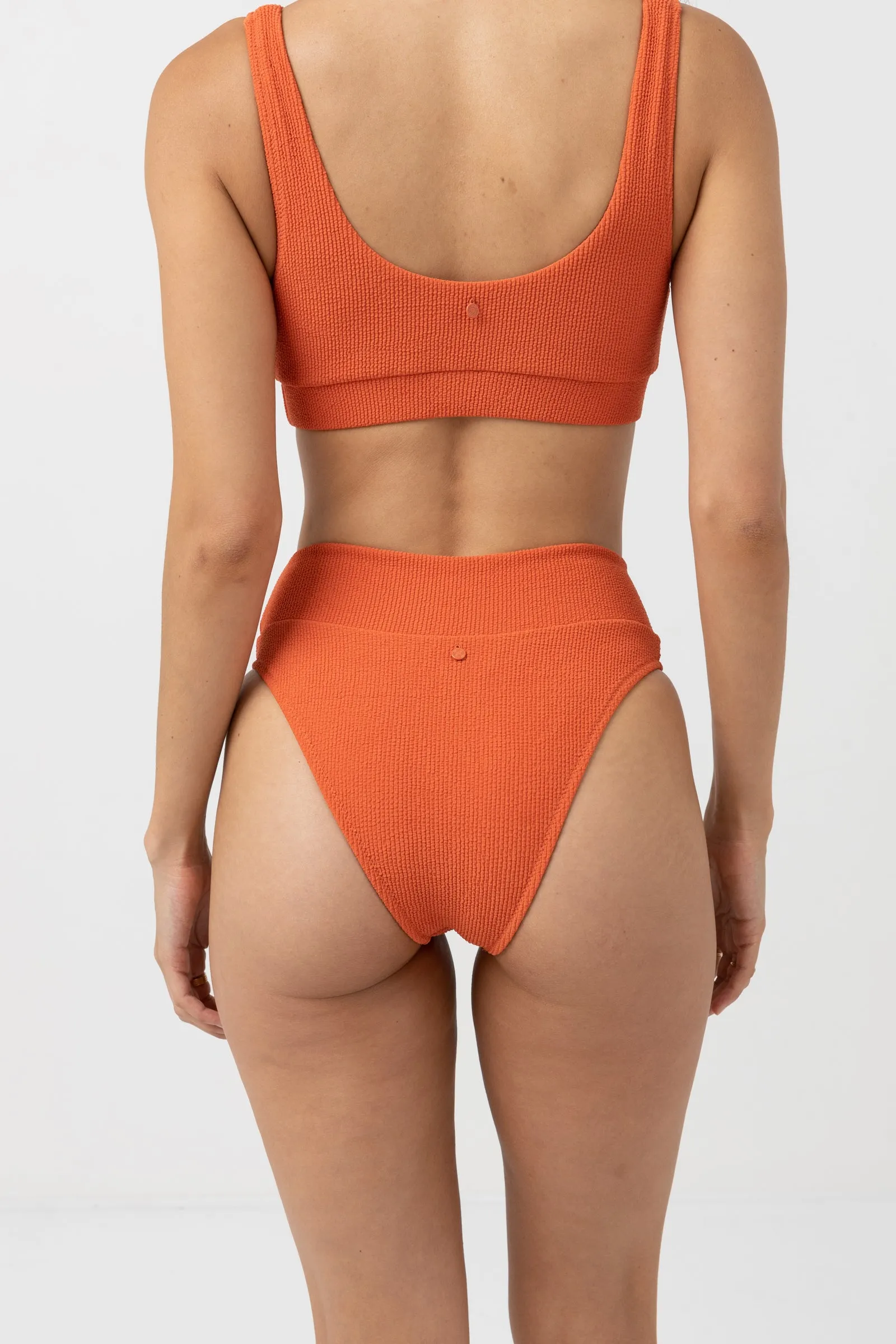 Chilli Isla Rib High Waisted Banded Pants