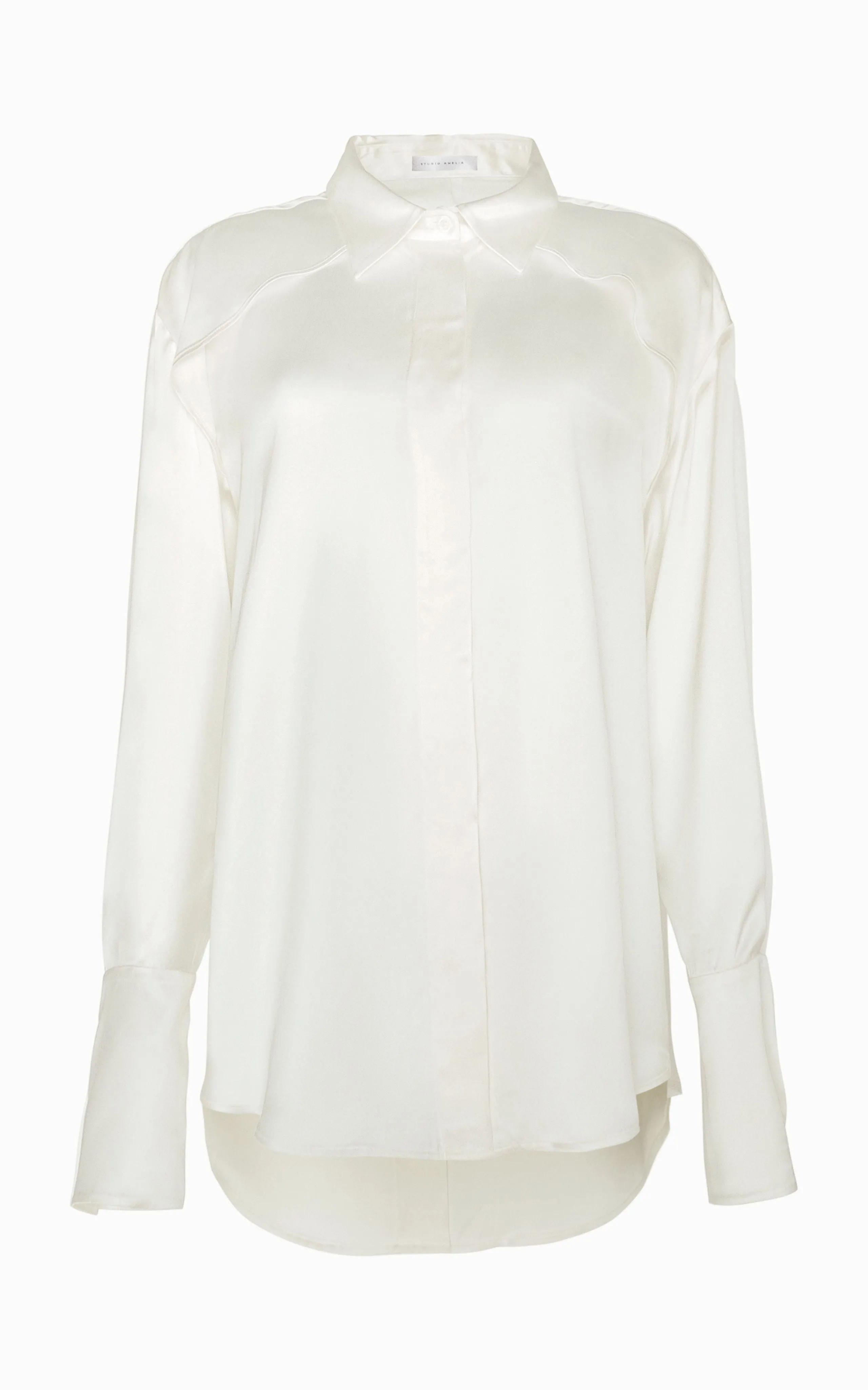 Ivory Molten Yoke Shirt