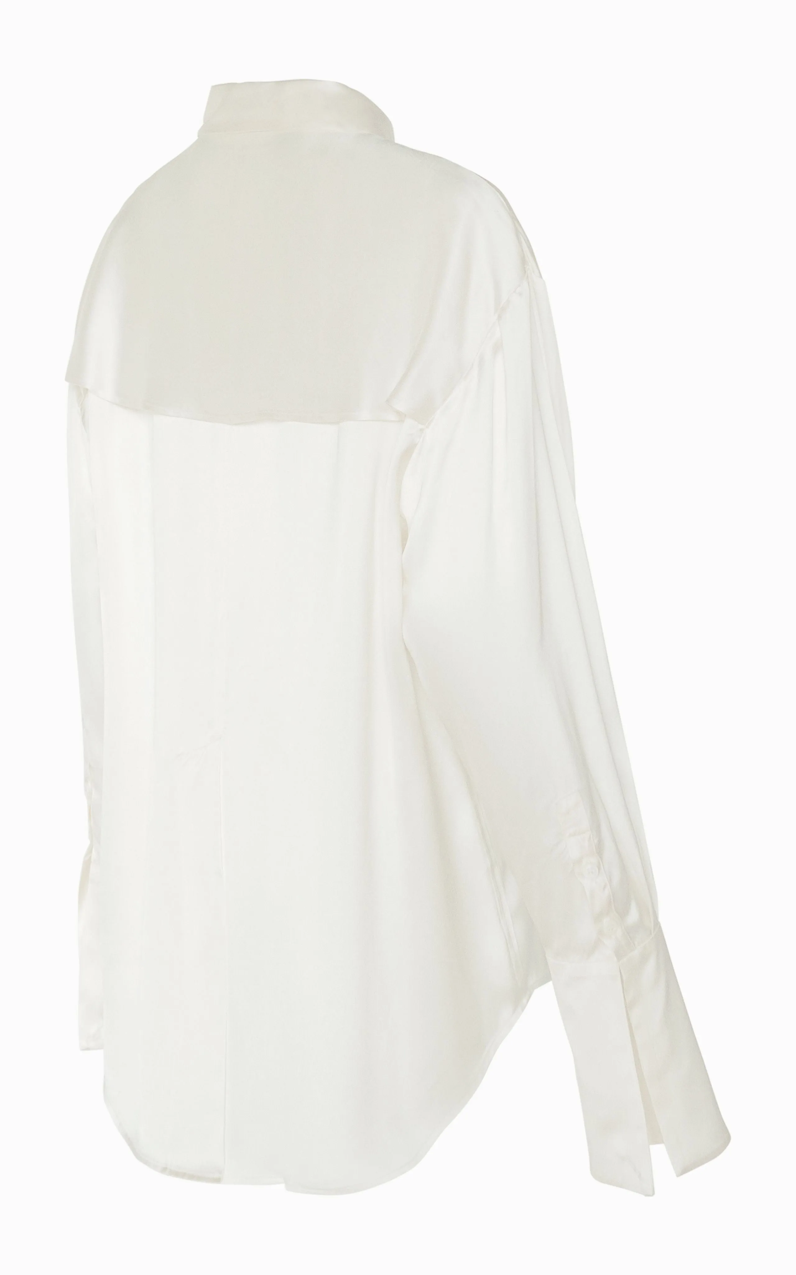 Ivory Molten Yoke Shirt