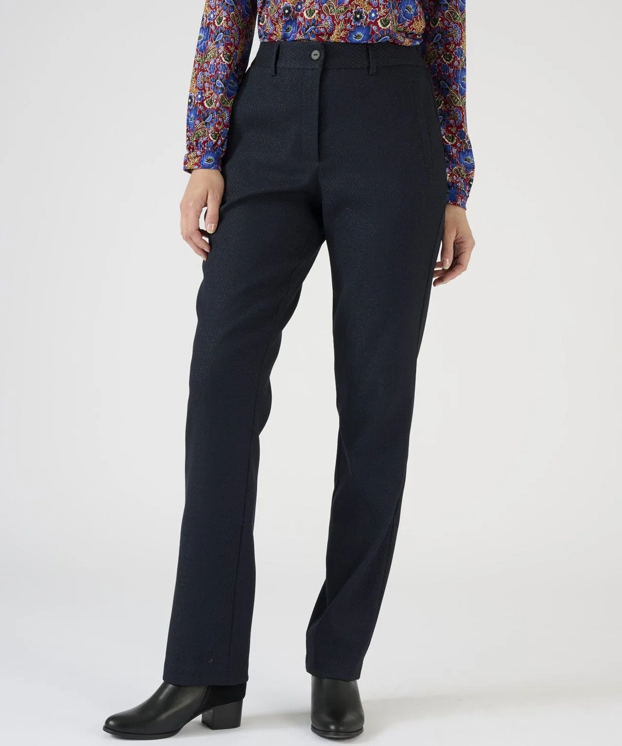 Jacquard Patterned Trousers