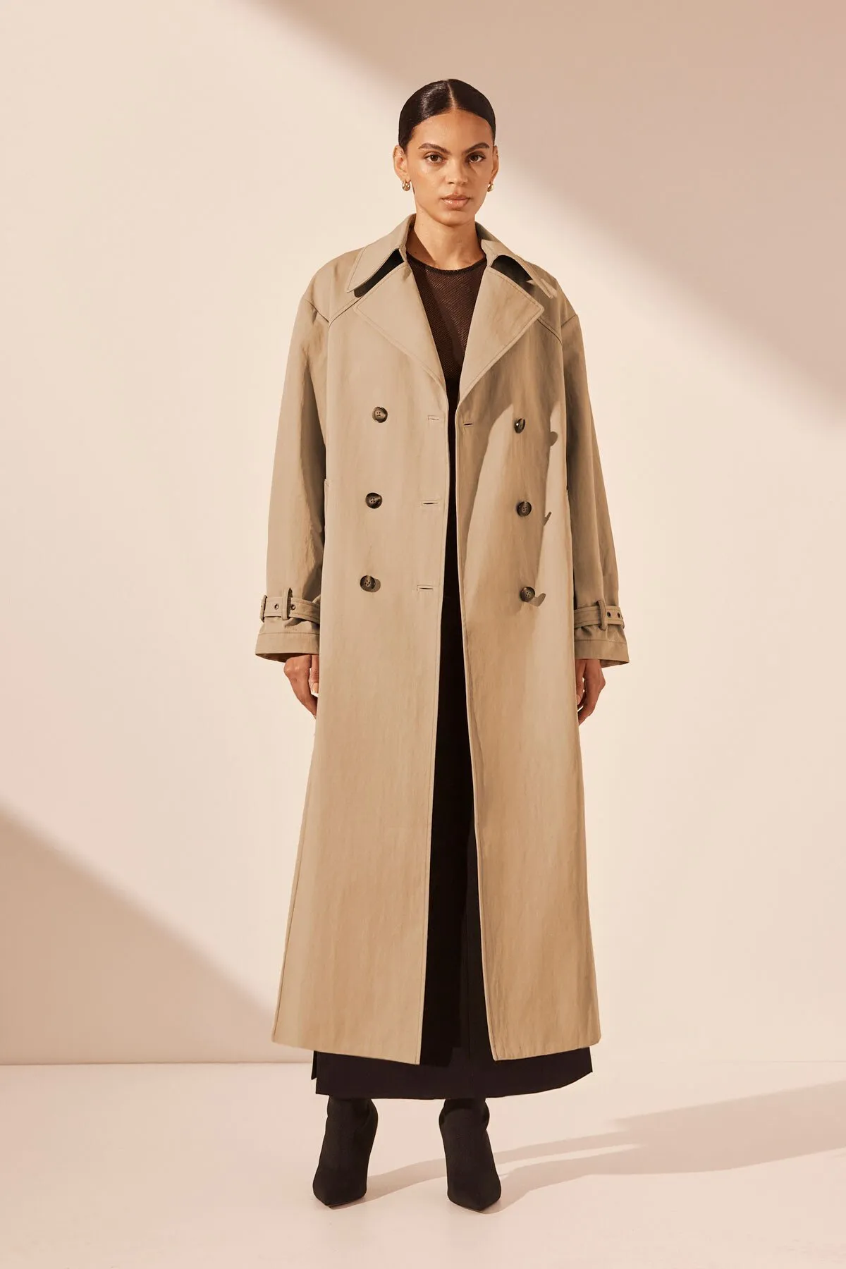 KAI Beige Trench Coat - Khaki Color