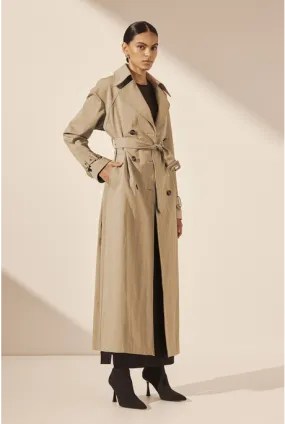 KAI Beige Trench Coat - Khaki Color