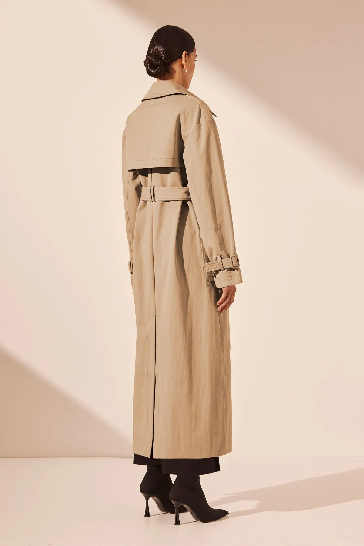 KAI Beige Trench Coat - Khaki Color