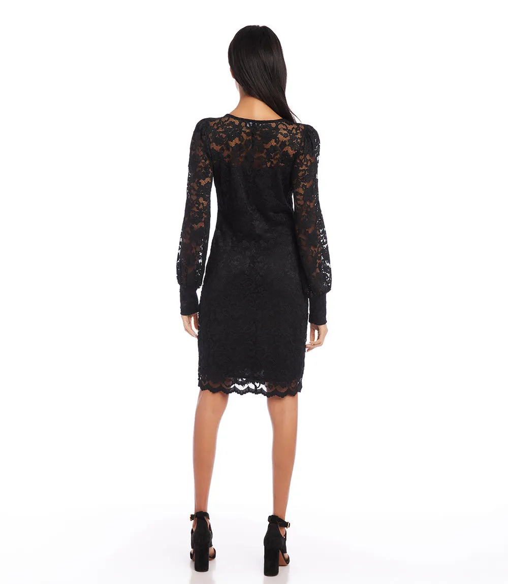 Lace Boatneck Dress can be rewritten as Elegant Boatneck Lace Dress.