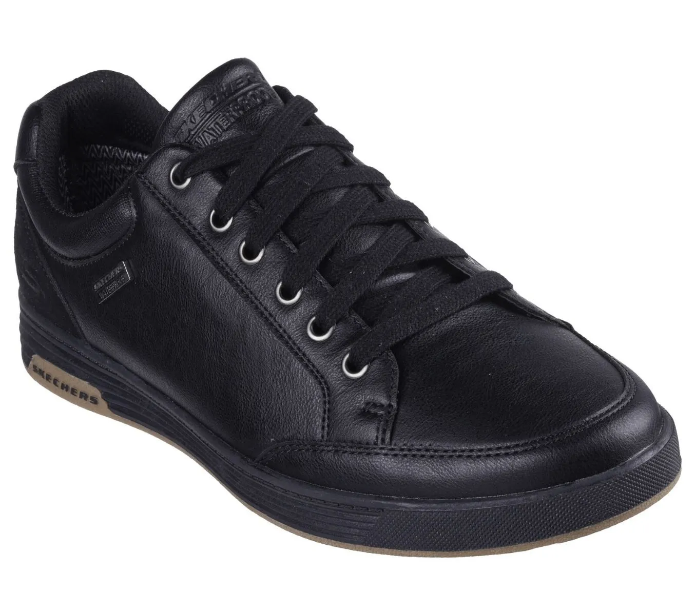 Lace Up Black Shoes by Skechers