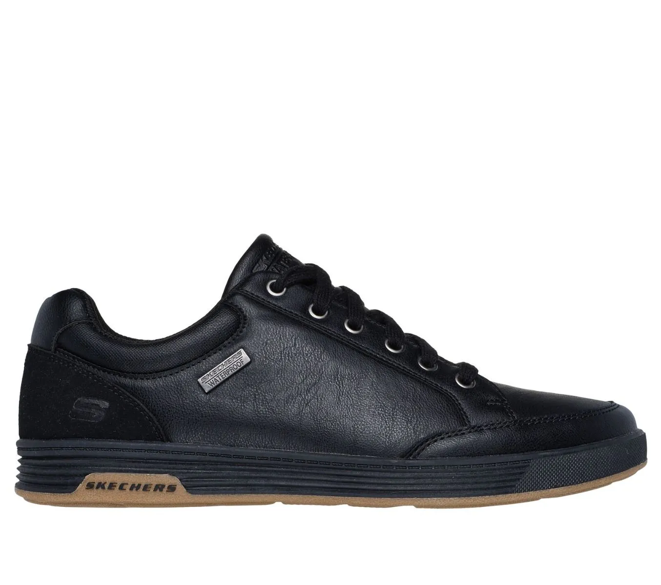 Lace Up Black Shoes by Skechers