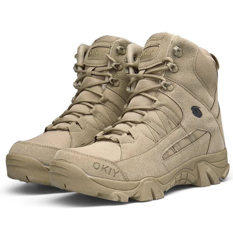 Lightweight Military High-top Boots for Men Outdoor Tactical Use