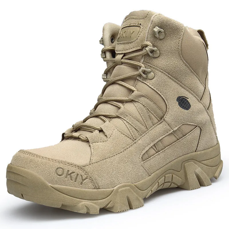 Lightweight Military High-top Boots for Men Outdoor Tactical Use