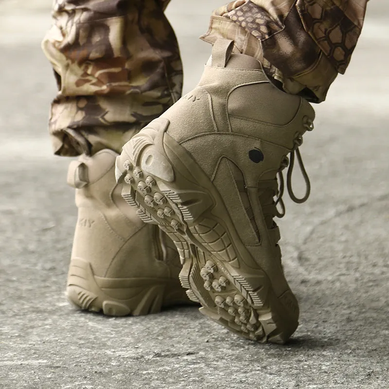 Lightweight Military High-top Boots for Men Outdoor Tactical Use