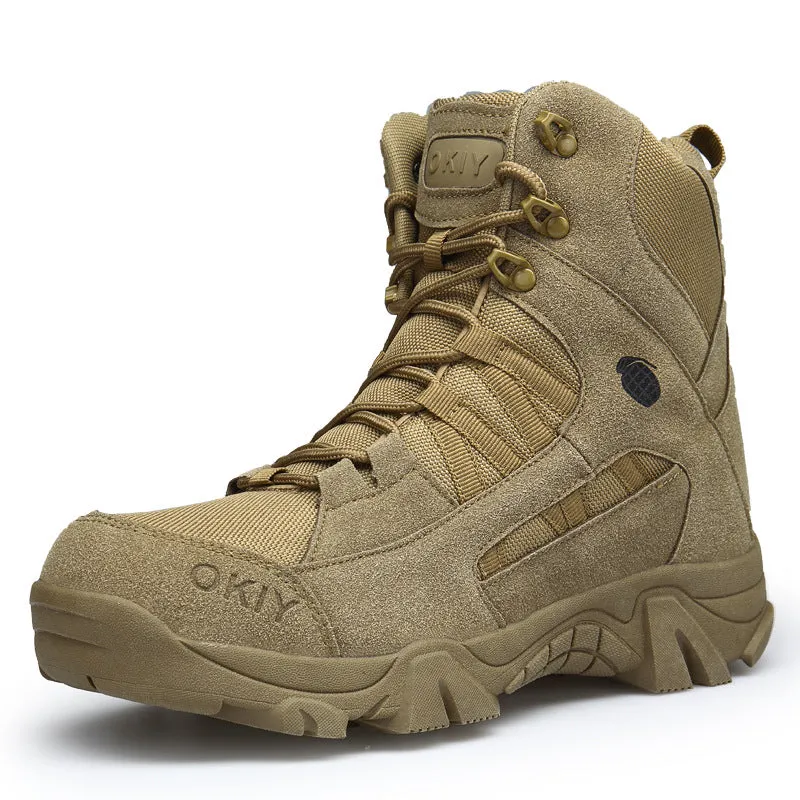 Lightweight Military High-top Boots for Men Outdoor Tactical Use