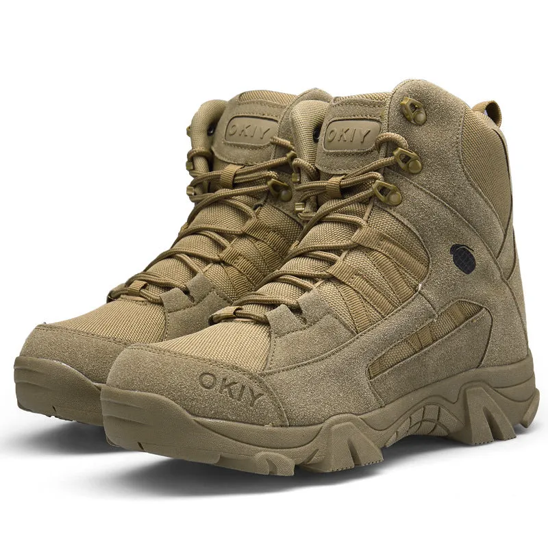 Lightweight Military High-top Boots for Men Outdoor Tactical Use