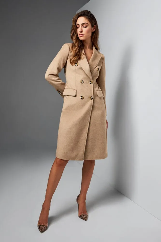 Loren Cashmere Wool Camel Coat