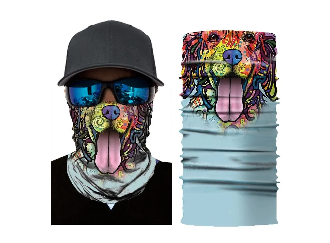 Magic Animal Monkey Shark Neck Gaiter Warmer Scarf Headband Snowboard Bicycle Headwear