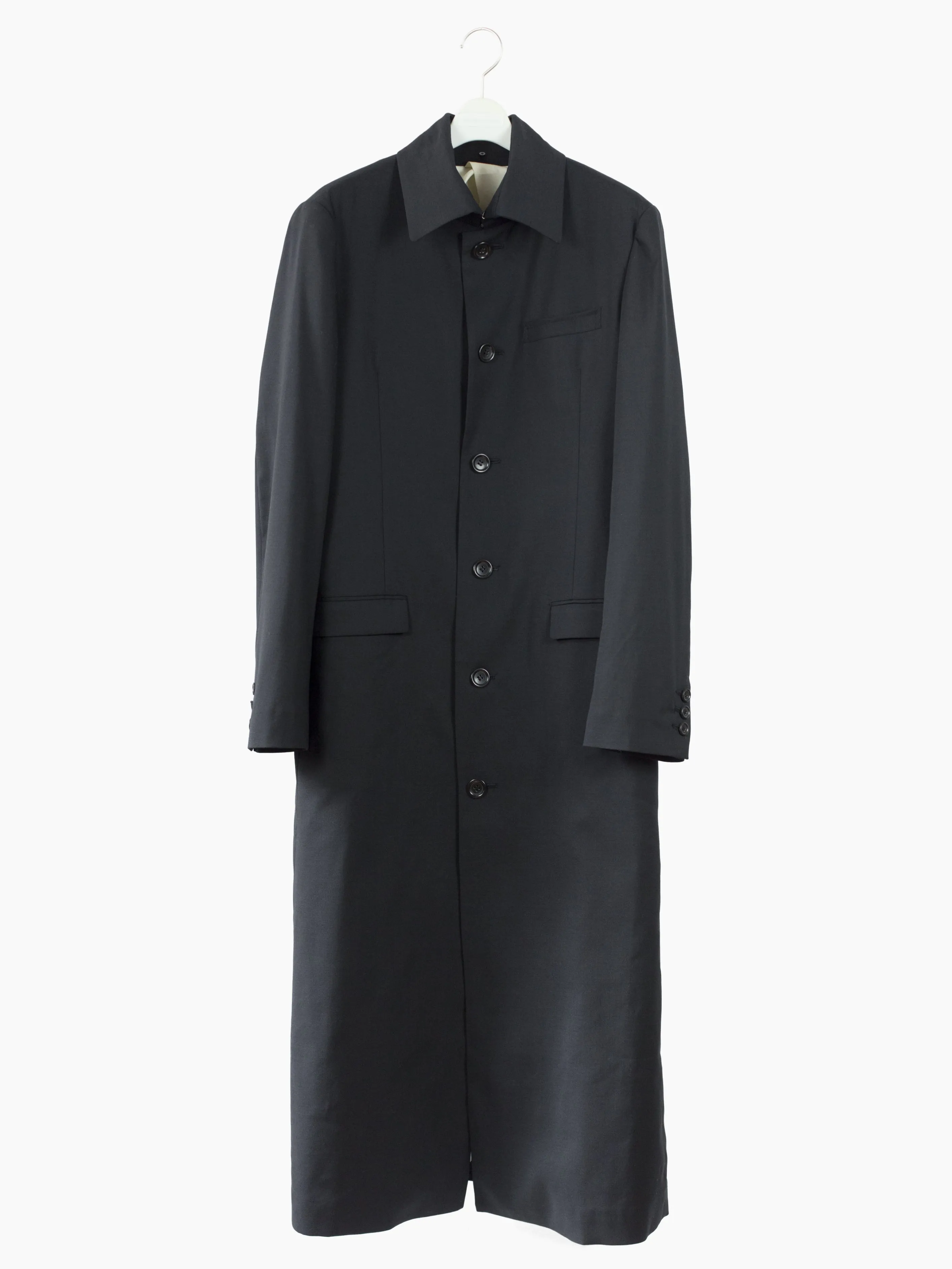 Masaki Matsushima 1990s Wool Maxi Coat