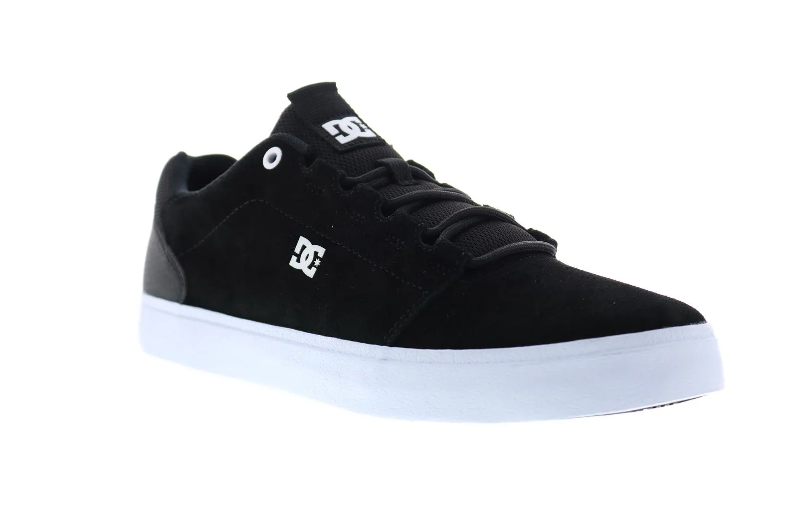 Mens Black Suede Lace Up Skate Sneakers Shoes - DC Hyde ADYS300580