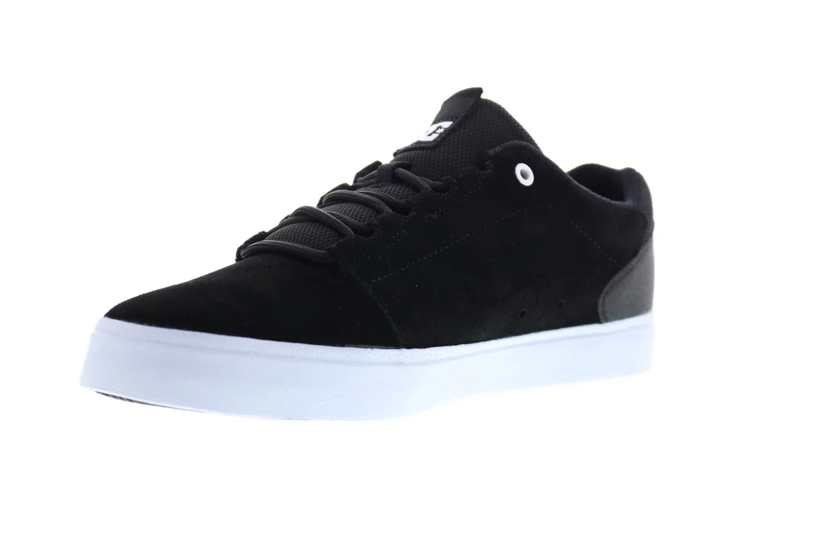 Mens Black Suede Lace Up Skate Sneakers Shoes - DC Hyde ADYS300580