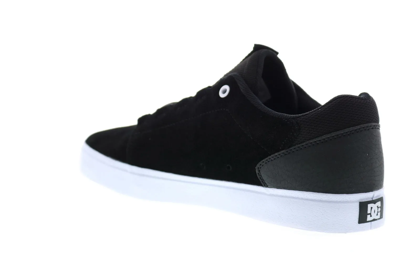 Mens Black Suede Lace Up Skate Sneakers Shoes - DC Hyde ADYS300580