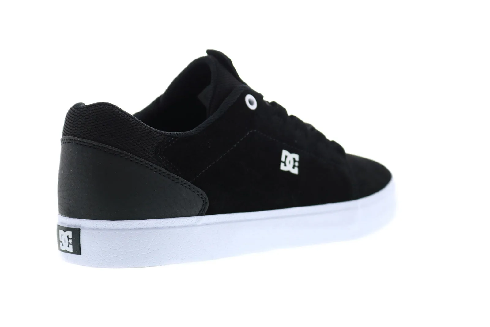 Mens Black Suede Lace Up Skate Sneakers Shoes - DC Hyde ADYS300580