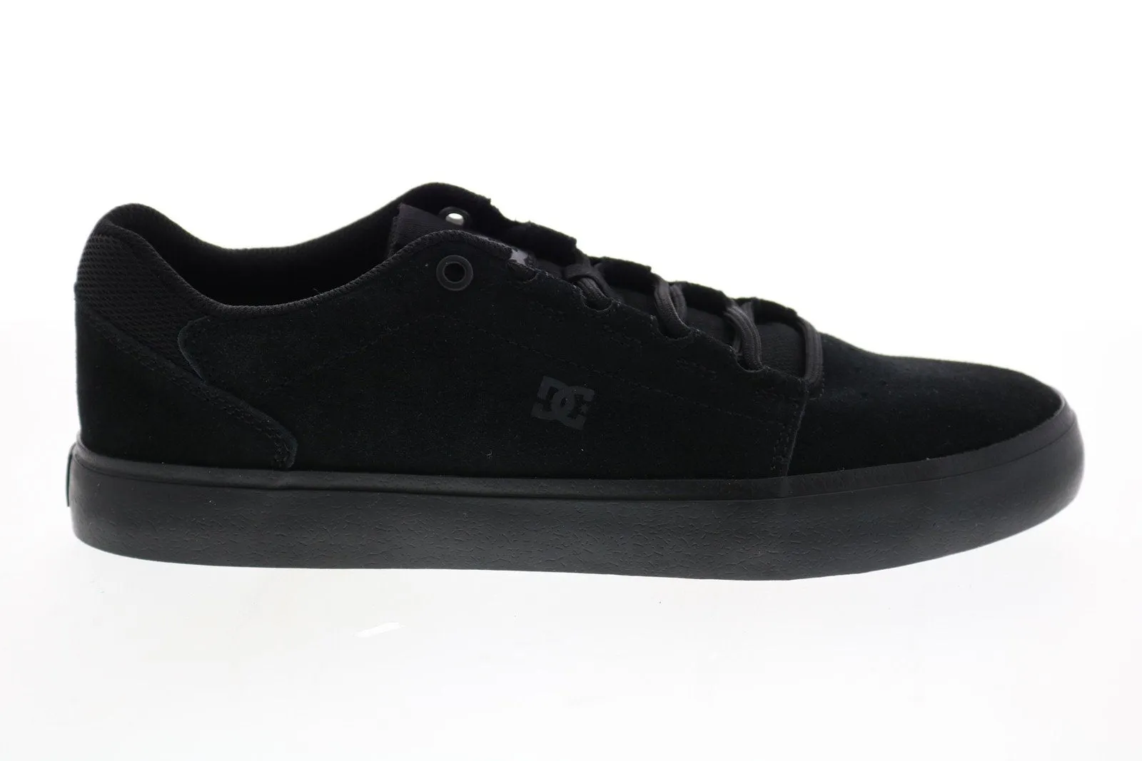 Mens Black Suede Skate Sneakers Lace Up - DC Hyde S ADYS300579