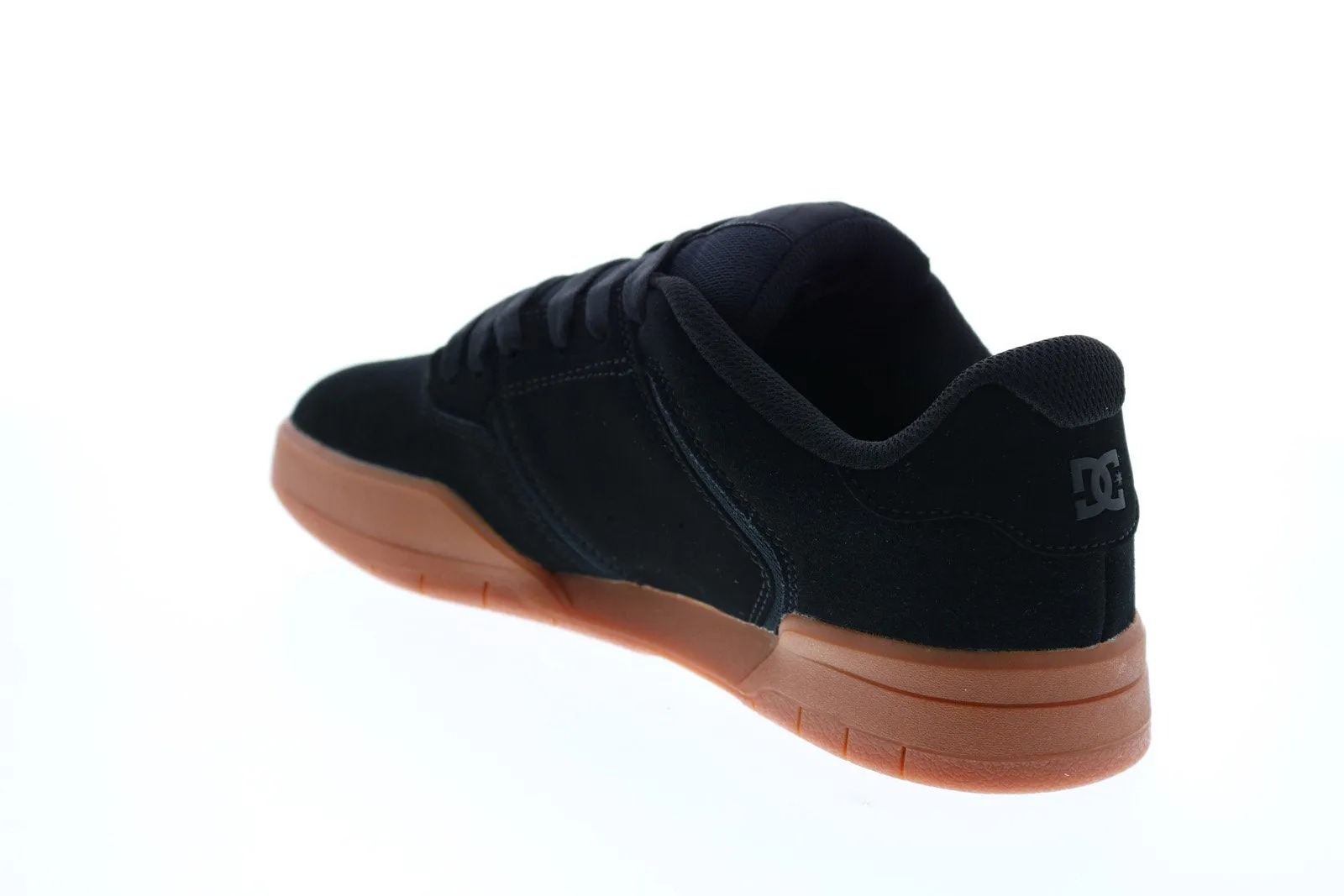 Mens Black Suede Skate Sneakers Shoes - DC Central ADYS100551