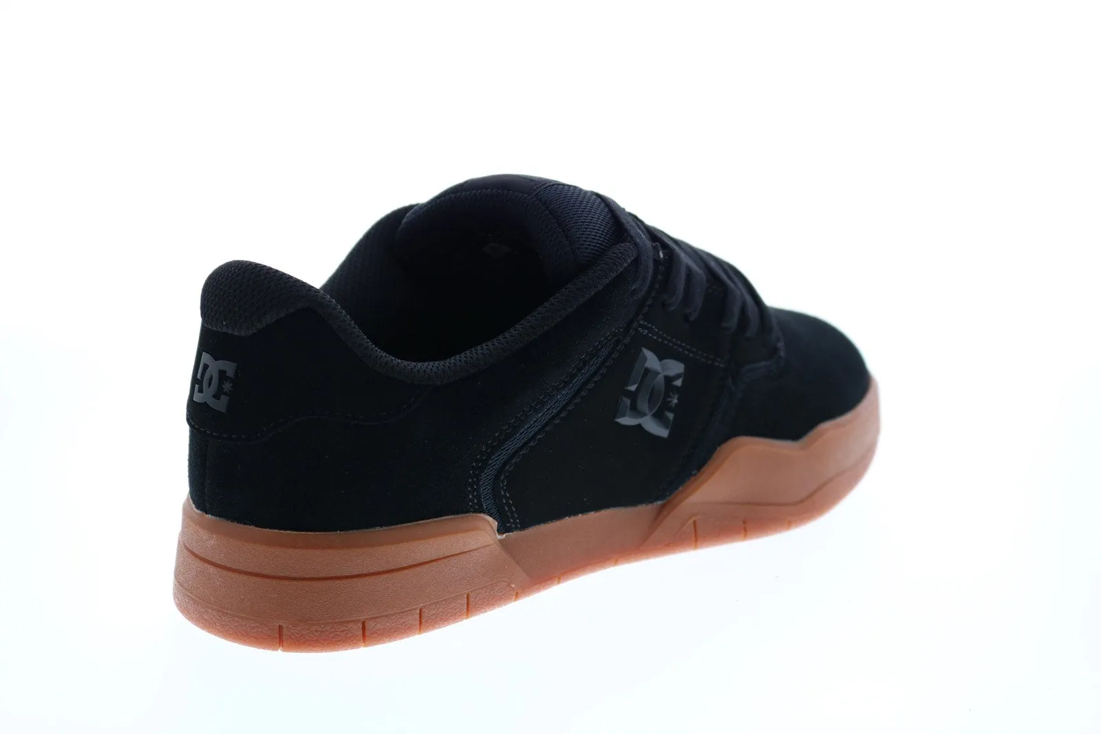 Mens Black Suede Skate Sneakers Shoes - DC Central ADYS100551