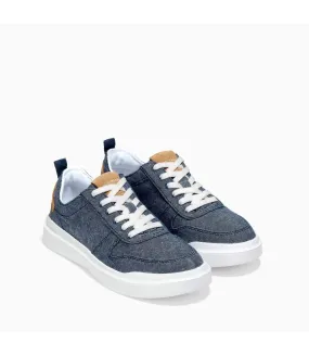 Men's Grandpro Rally Canvas Court Shoes Chambray/Suede/Optic White Cole Haan