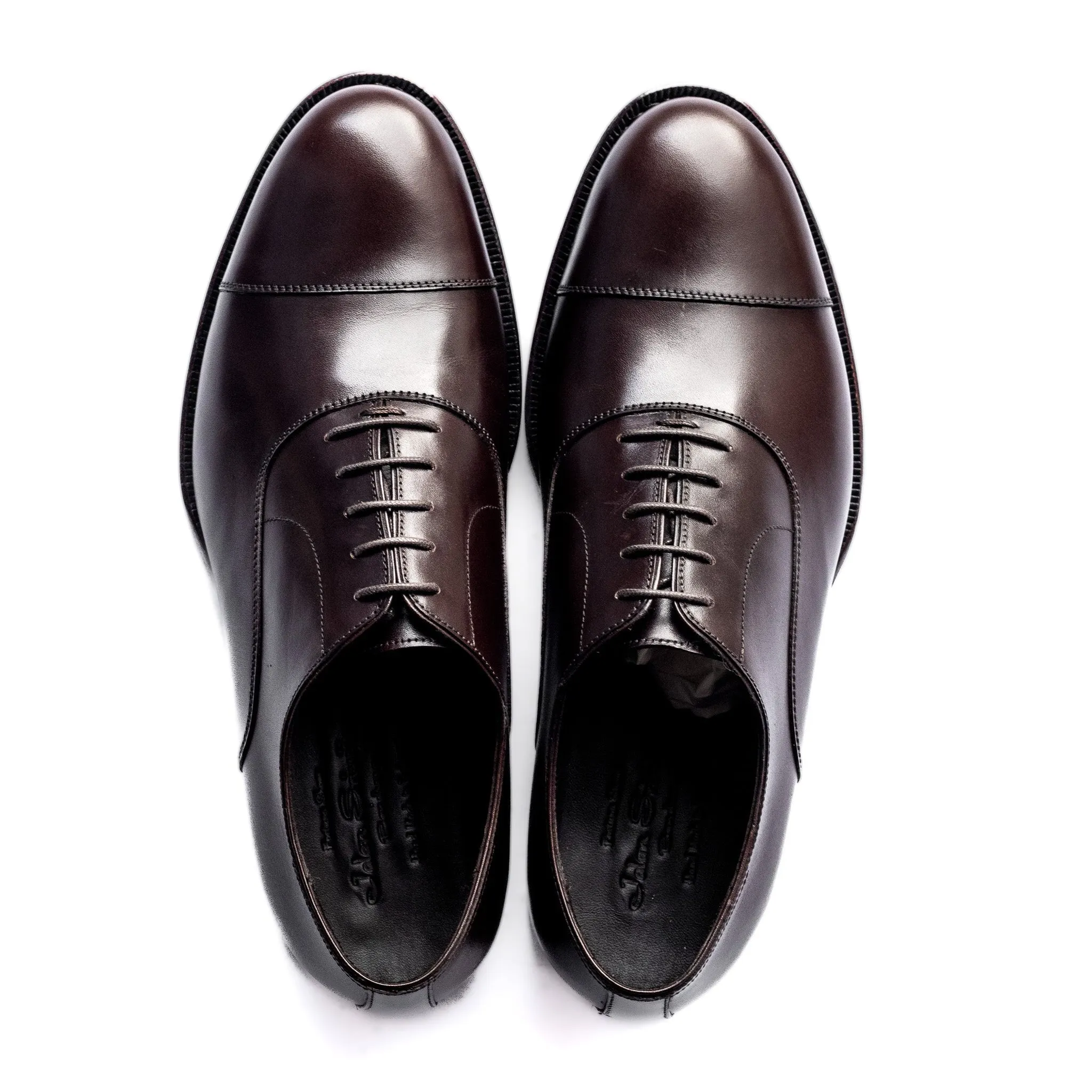 Men's Oxford Cap Toe in Vegano Crust Marrone