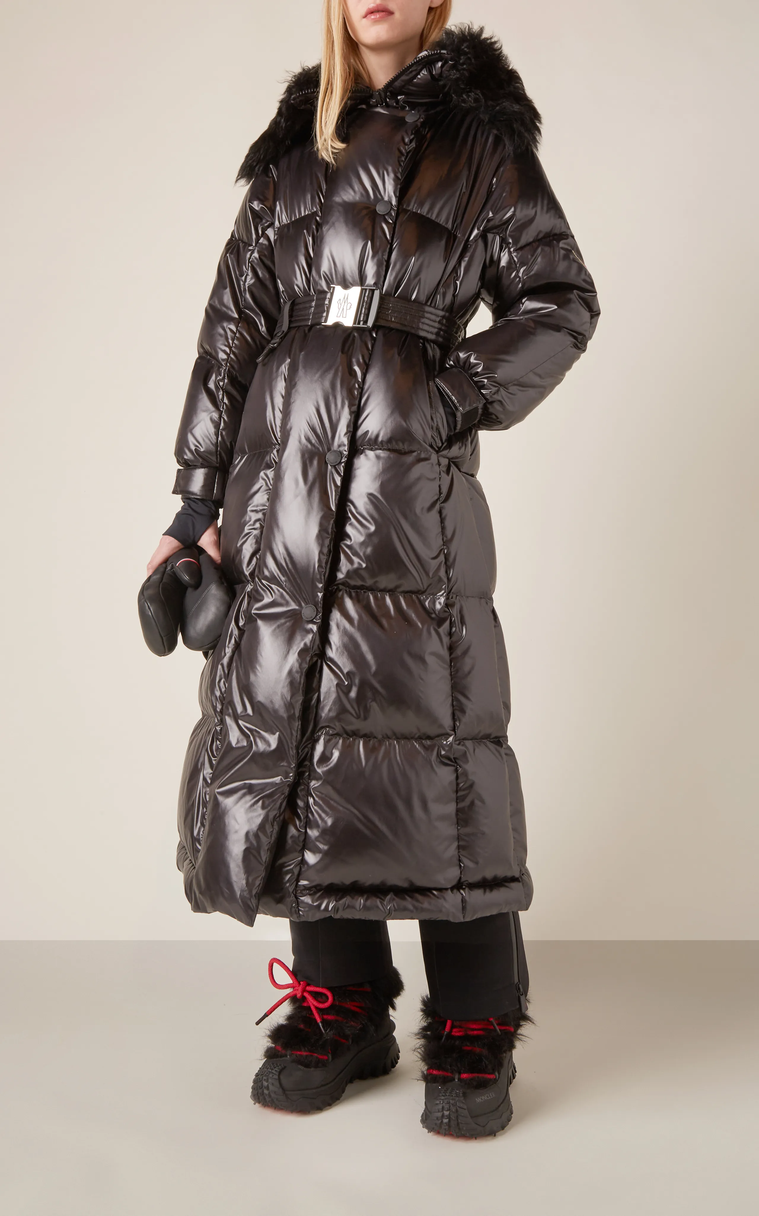 Moncler Grenoble Chamoille Long Down Jacket