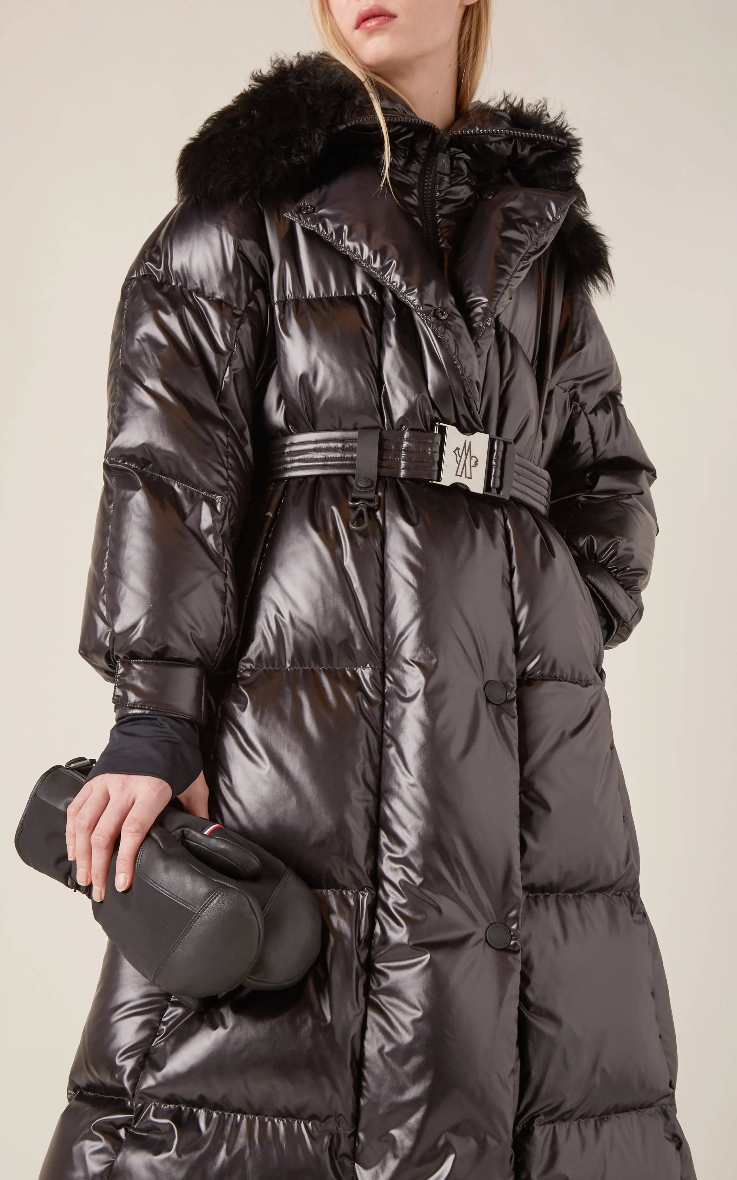 Moncler Grenoble Chamoille Long Down Jacket