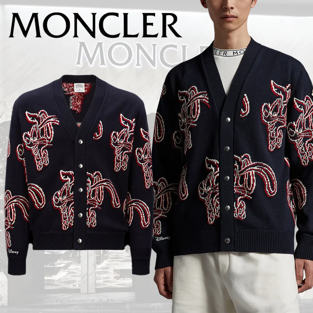 Moncler Street Style Logo FX Advantage Exclusive Cardigans