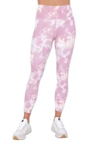 Monochrome Black Tie-Dye High-Waist Leggings - Full Length APH-A1260