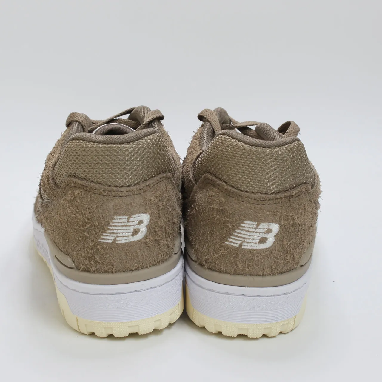 Mushroom Brown White New Balance BB550 Trainers