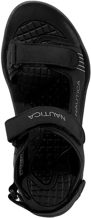 Nautica Black Senecca Men's Sandals 361584