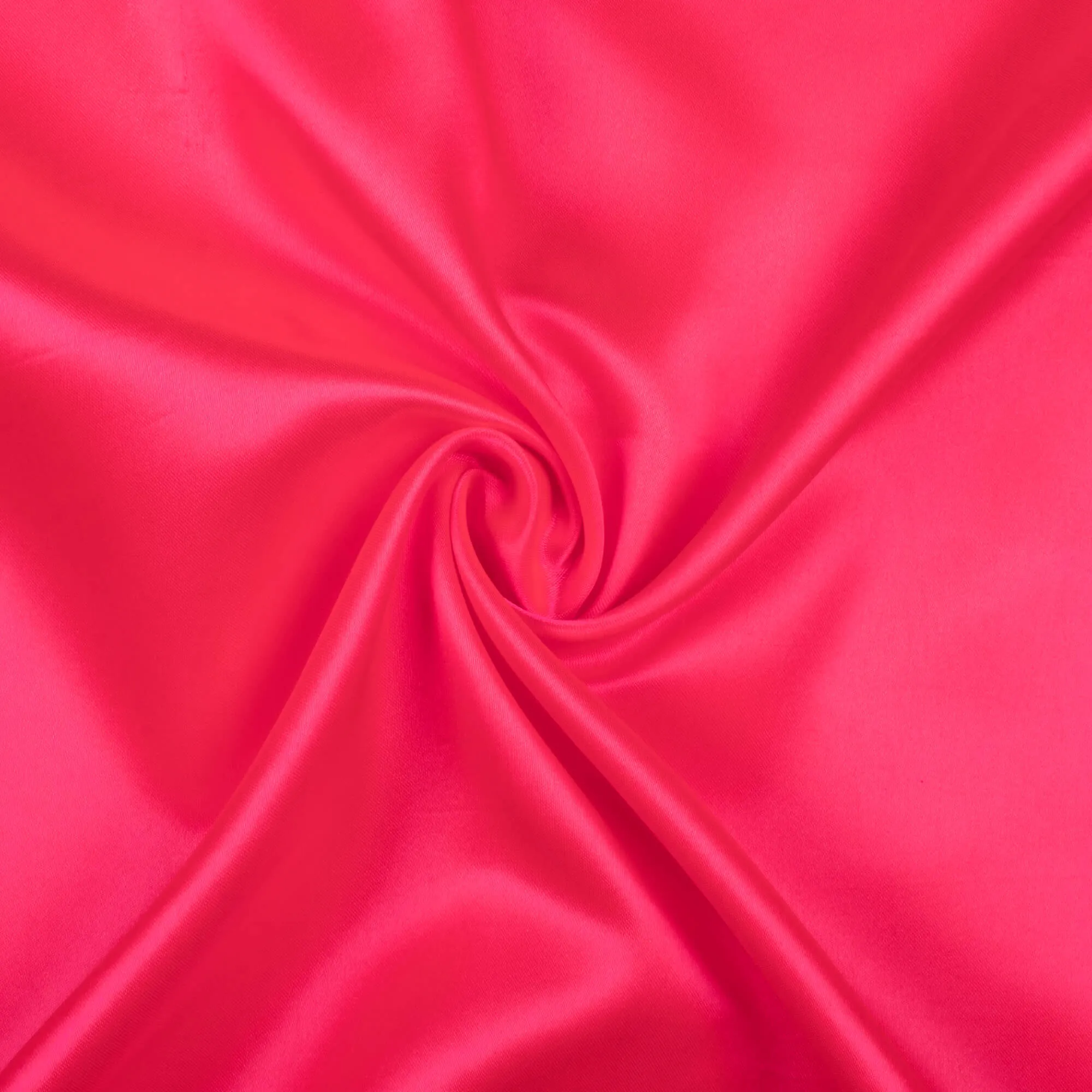 Neon Pink Satin Fabric