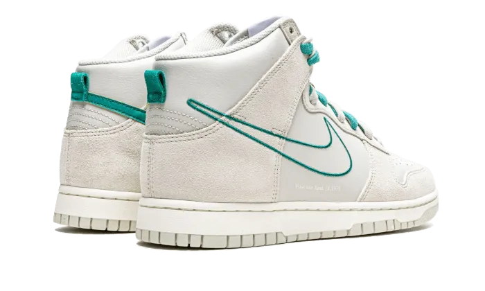 Nike Dunk High First Use Light Bone Green Noise - Google SEO friendly version: Nike Dunk High First Use Light Bone Green Noise.