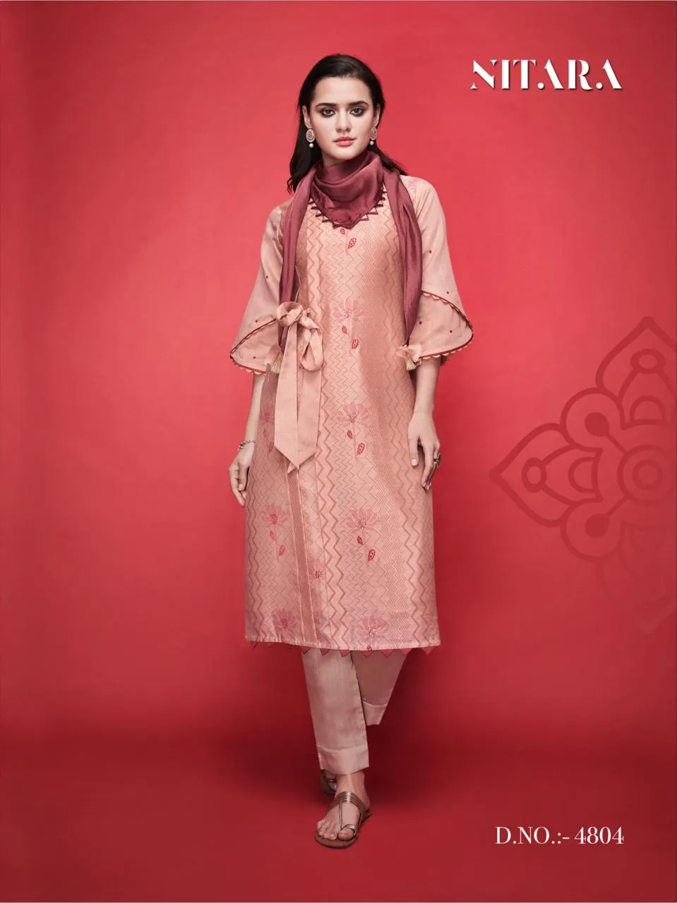 Nitara's Scarlet Silk Designer Kurtis Collection