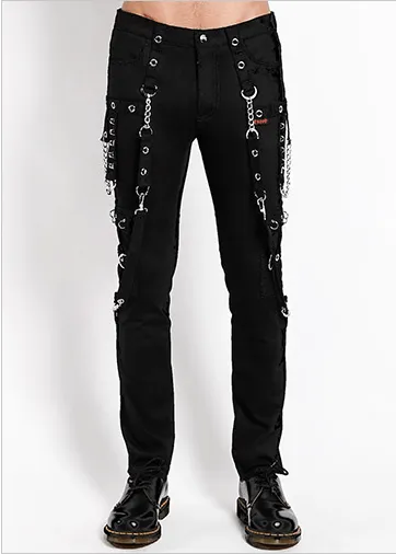 No Excuses Black Bondage Pant