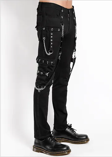 No Excuses Black Bondage Pant