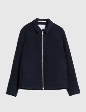 Norse Projects Navy Wool Elliot Jacket