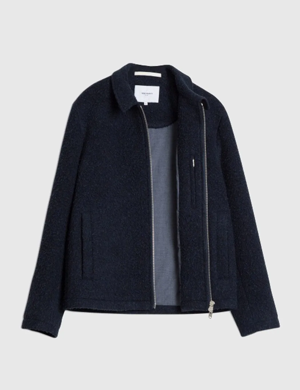 Norse Projects Navy Wool Elliot Jacket