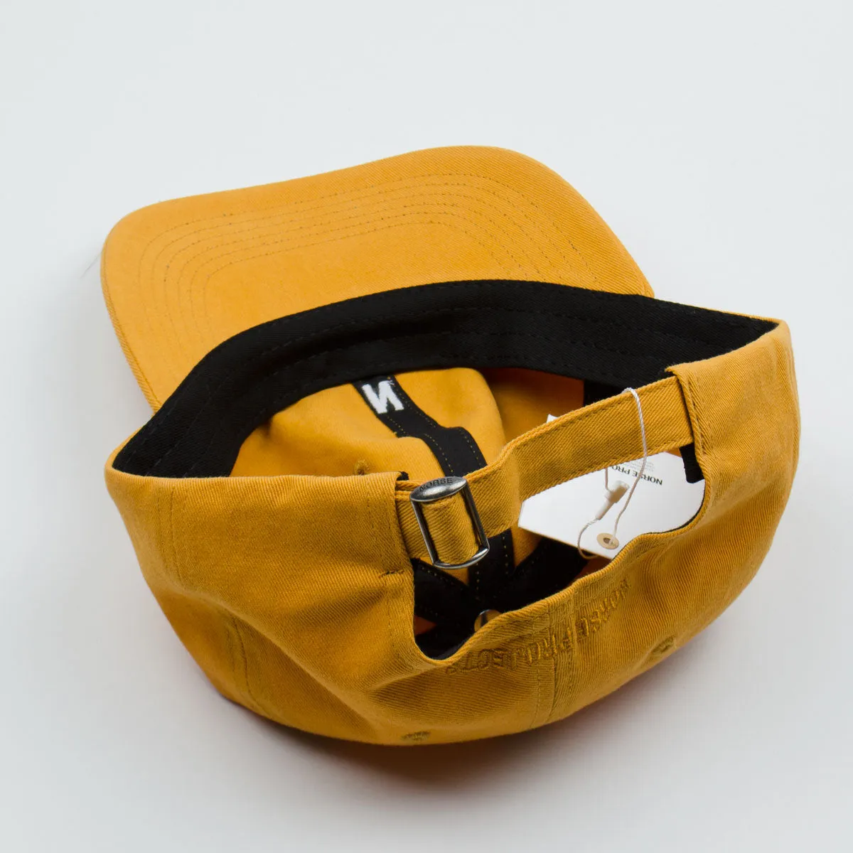 Norse Projects Twill Sports Cap in Cadmium Orange