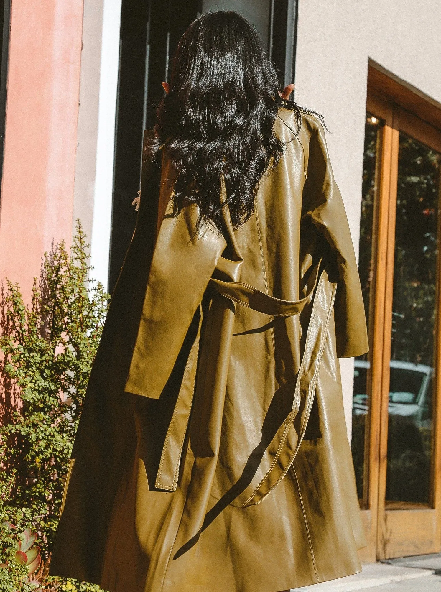 Olive Trench Coat - More Slick