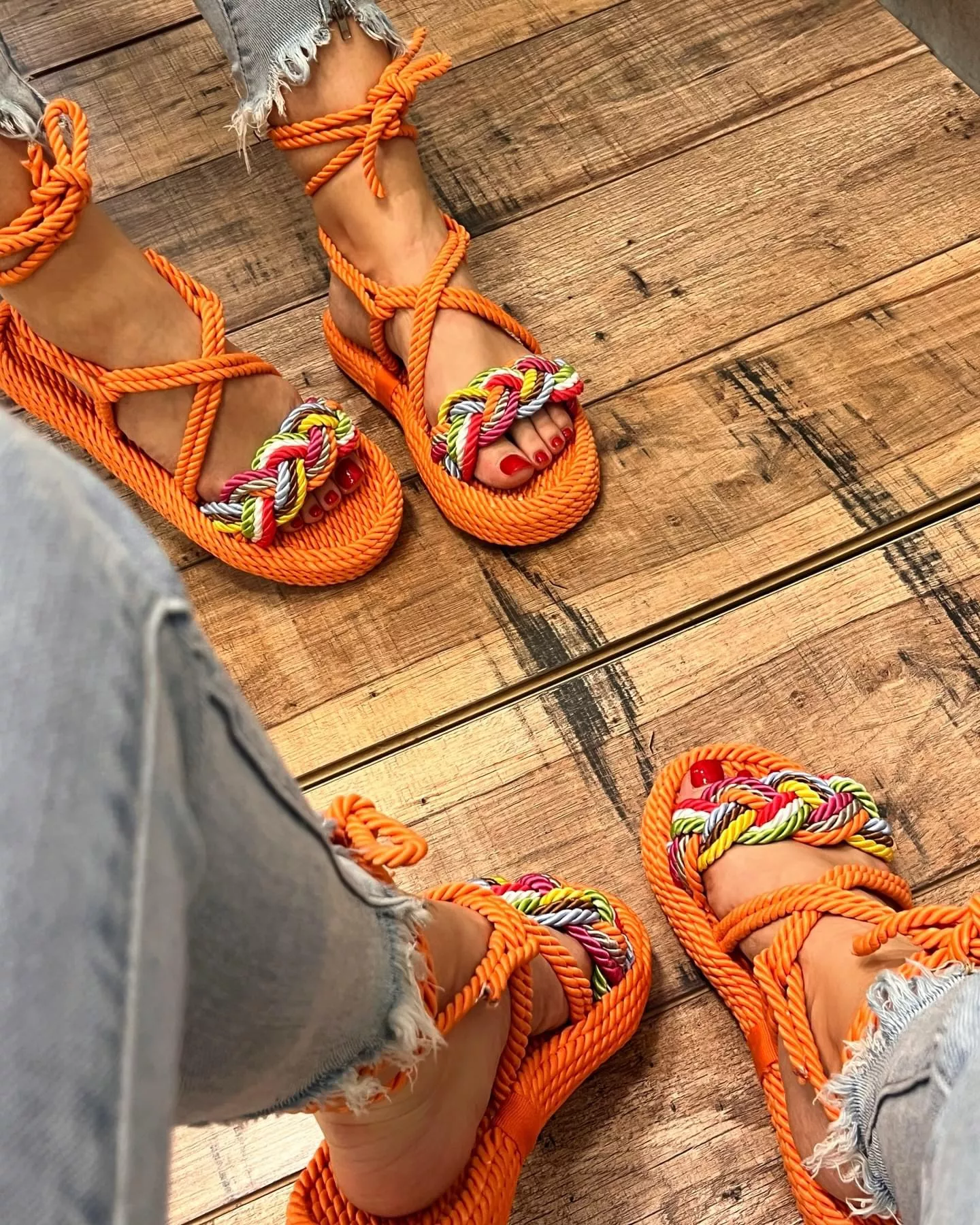 Orange Women's Sandals E420