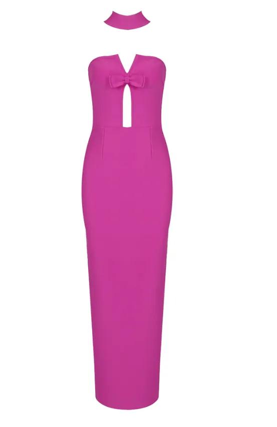 Petra Pink Maxi Dress Sale