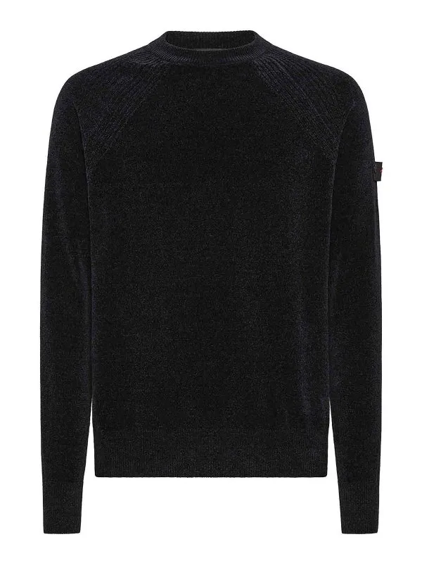 Blue Crew Neck Peuterey Sweater