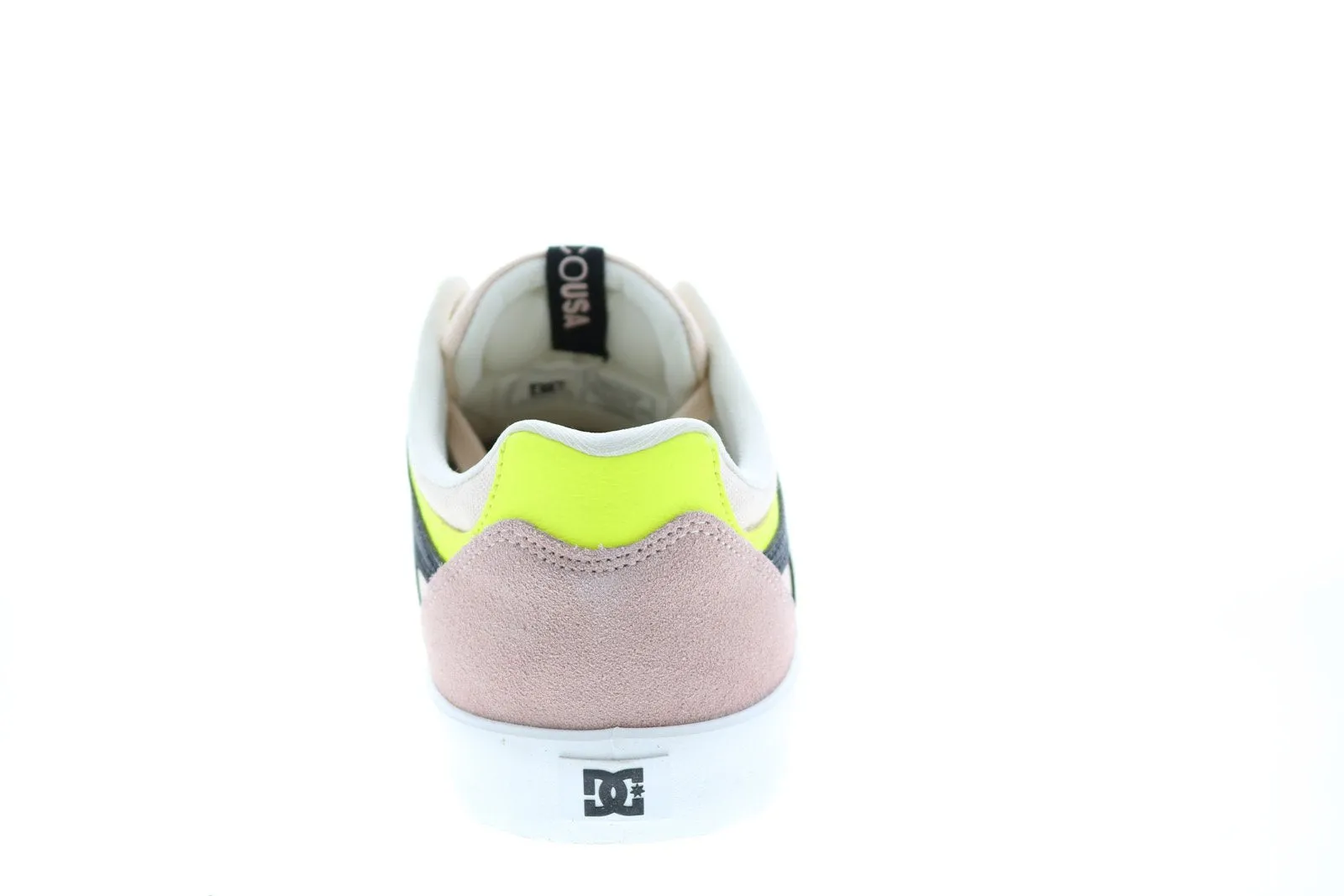 Pink DC Kalis Vulc Men's Skate Inspired Sneakers - Nubuck Shoes