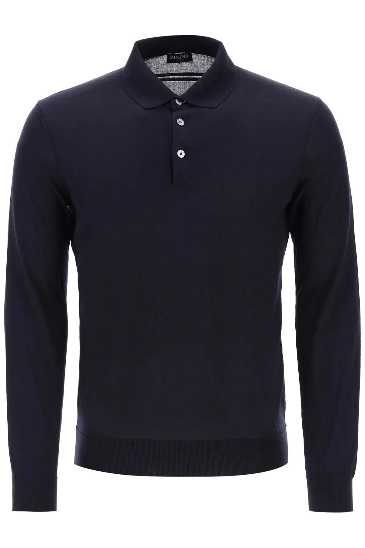 Polo Sweater in Cashmere Fabric