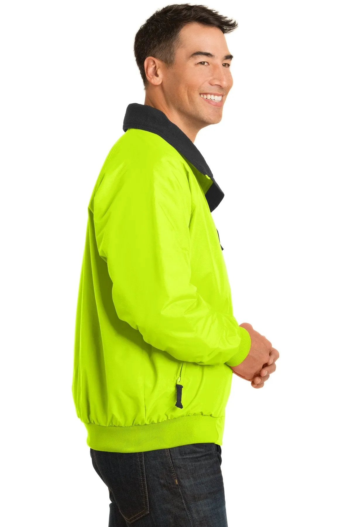 Enhanced Visibility Safety Yellow/Black Challenger Jacket J754S